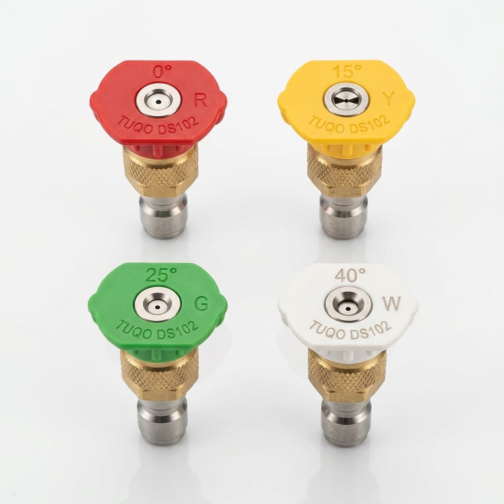 TUQO DS102 Premium Pressure Washer 4Pcs Nozzle Tips